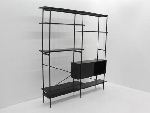 Wandkast - open kast - boekenkast - 190x165x27cm - zwart, Huis en Inrichting, Kasten | Overige, Gebruikt, Ophalen of Verzenden