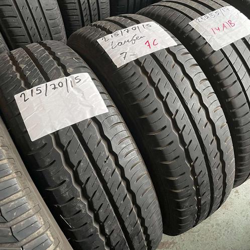 2 x Laufenn 215-70-15 C Zomerbanden 7,5mm, Auto-onderdelen, Banden en Velgen, 15 inch, Zomerbanden, 215 mm, Bestelwagen, Gebruikt