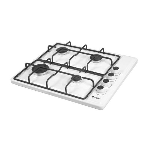 Wiggo WH-G604F(W) - Vrijstaande gaskookplaat - 4 kookzones -, Witgoed en Apparatuur, Kookplaten, Nieuw, Verzenden