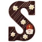 Luxe Chocoladeletter Puur -Letter S- 220g**, Verzenden, Nieuw