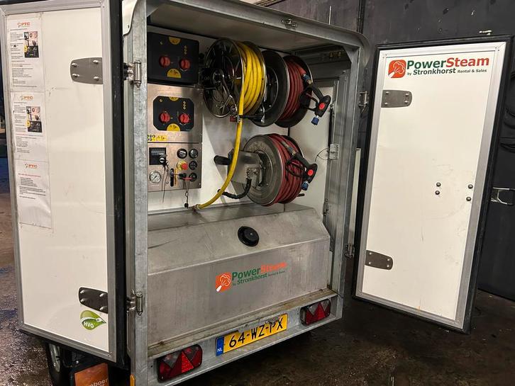 Te Huur PS-22 Hogedruktrailer PowerSteam voor 2 gebruikers, Doe-het-zelf en Verbouw, Reinigingsmachines, Overige typen, Nieuw