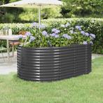 vidaXL Plantenbak 175x100x68 cm gepoedercoat staal, Tuin en Terras, 100 cm of meer, Verzenden, Nieuw, Metaal