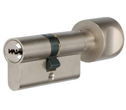 S2 Knopcilinder SKG2 K30/30 Met Keersleutel, Doe-het-zelf en Verbouw, Hang- en Sluitwerk, Nieuw, Ophalen of Verzenden