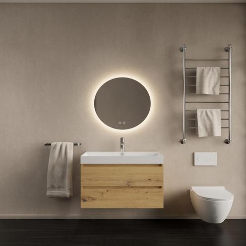 Badkamermeubelset Gliss Design Milan Met Lako Wastafel 80 Cm, Doe-het-zelf en Verbouw, Sanitair, Bad, Nieuw, Ophalen of Verzenden
