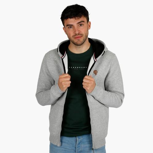 -48% Q1905  Q1905 Vest velp midden melange  maat L, Kleding | Heren, Truien en Vesten, Grijs, Nieuw, Verzenden