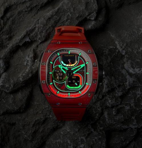 Nubeo - VIPER - Carbon Fiber - Limited Edition * 1 - 140 * -, Sieraden, Tassen en Uiterlijk, Horloges | Heren