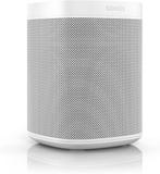 Sonos One (wit, gen2) - Fraaie, compacte smart speaker, Ophalen, Zo goed als nieuw, Front, Rear of Stereo speakers, Sonos