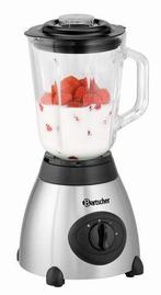Blender | Zilver/Zwart | 1.5L | 230V | 2 Traps |, Verzenden, Nieuw in verpakking