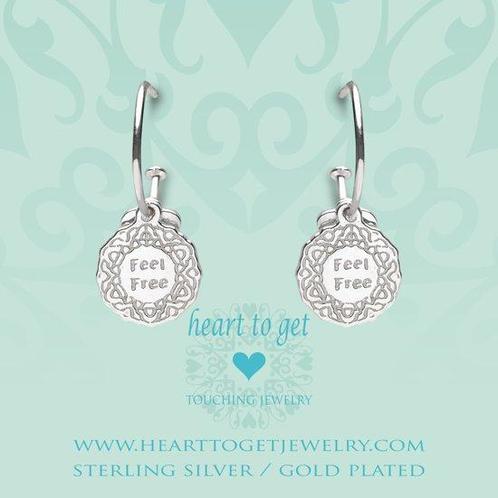 Heart to Get 925 Sterling Zilveren Bohemian Coin Feel, Sieraden, Tassen en Uiterlijk, Oorbellen, Verzenden
