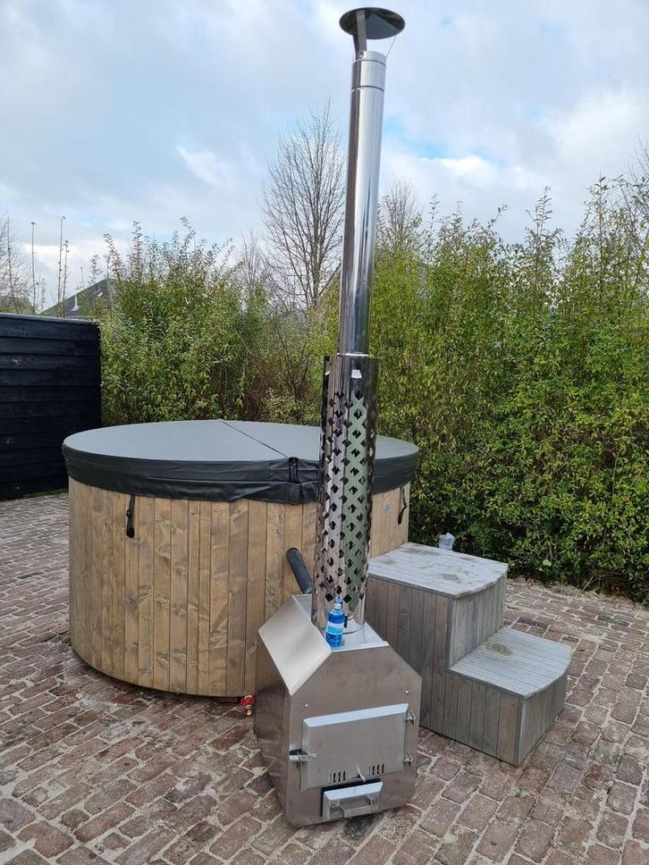 Hottub met diverse pakket mogelijkheden, Tuin en Terras, Bubbelbaden en Hottubs, Nieuw, Filter, Trap, Vast