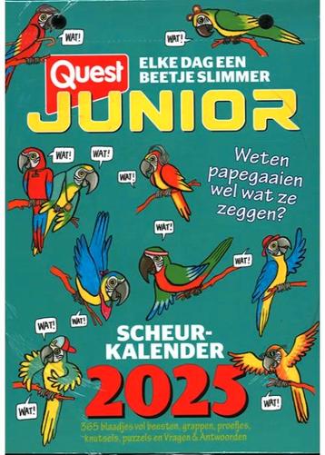 Quest Junior Scheurkalender - 2025 beschikbaar voor biedingen