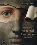 Fundamentals of Abnormal Psychology 9780230282452, Zo goed als nieuw