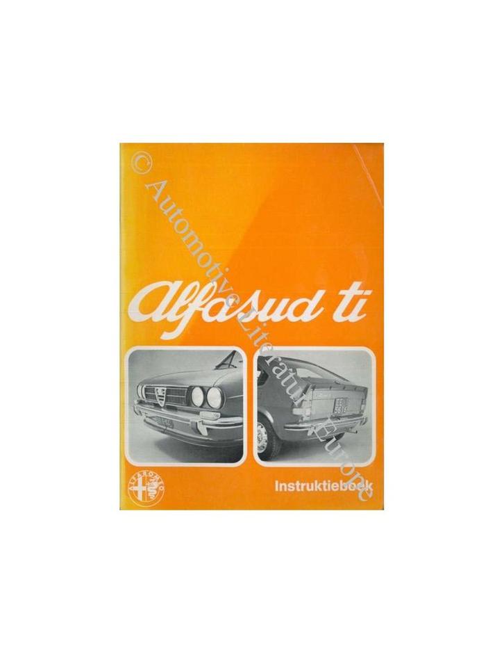 1975 ALFA ROMEO ALFASUD TI INSTRUCTIEBOEKJE NEDERLANDS, Auto diversen, Handleidingen en Instructieboekjes