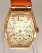 P.Moser Le Locle - mächtige Tonneau Armbanduhr 14K Gold -, Nieuw