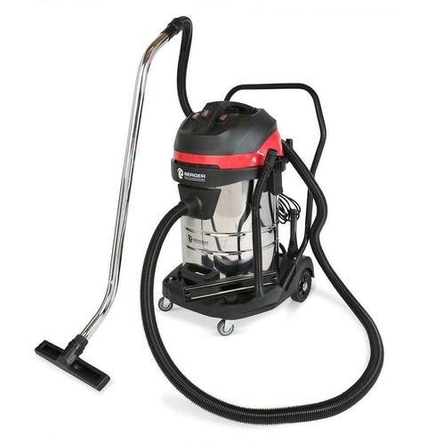 Berger industriële nat/droog waterstofzuiger 70 liter 3 moto, Doe-het-zelf en Verbouw, Reinigingsmachines, Waterstofzuiger, Nieuw