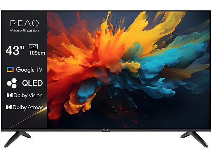 Peaq - UHD-LCD QLED 4K TV - 43 inch, Audio, Tv en Foto, Televisies, 100 cm of meer, Nieuw, Overige merken, 100 cm of meer, Smart TV