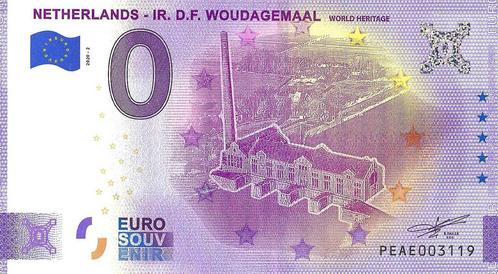 0 euro biljet Nederland 2020 - Woudagemaal, Postzegels en Munten, Bankbiljetten | Nederland, Verzenden