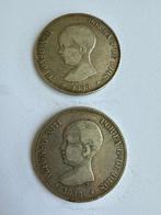 Spanje. Alfonso XIII. 5 Pesetas 1888-1889 (2 monedas)
