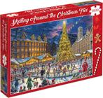 Skating Around the Christmas Tree Puzzel (1000 stukjes) |, Hobby en Vrije tijd, Denksport en Puzzels, Verzenden, Nieuw
