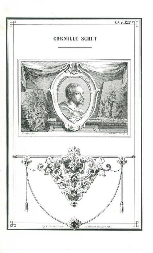 Portrait of Cornelis Schut, Antiek en Kunst, Kunst | Etsen en Gravures