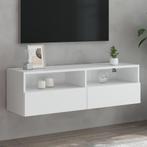 vidaXL Tv-wandmeubel 100x30x30 cm bewerkt hout wit, Huis en Inrichting, Kasten | Televisiemeubels, Verzenden, Nieuw, Overige houtsoorten