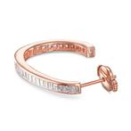 Statement oorbellen - 18 karaat Roségoud Diamant
