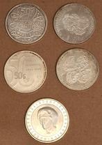 Nederland. Beatrix. 50 Gulden 1993-1999 Lot of 5 silver