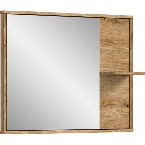 welltime Spiegel Kayu, breedte 84 cm, 1 opbergvlak, Huis en Inrichting, Woonaccessoires | Spiegels, Nieuw, Verzenden