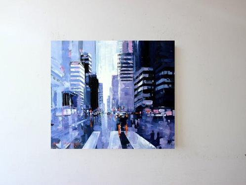 Adam Wajerczyk (1975) - Street Lights, Antiek en Kunst, Kunst | Schilderijen | Modern