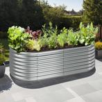 Hoge plantenbak Flormma, 942l, verzinkt, 200x100x60cm - zilv, Verzenden, Nieuw