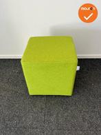 Rohde & Grahl - Poef - met wielen - 47.5x45x45cm - Licht gro, Vergader- of Presentatieruimte, Ophalen of Verzenden, Gebruikt, Stoel