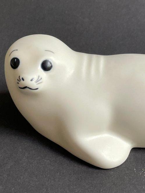 Lillemor Mannerheim - Arabia - Beeldje - Zeehond - Keramiek, Antiek en Kunst, Antiek | Glas en Kristal
