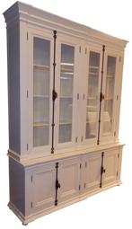 Buffetkast Lara wit - wit 200 x 240cm espagnoletsluiting, Ophalen of Verzenden, Nieuw