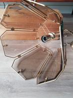 Hangende plafondlamp - Glas, Metaal - Hollywood Regency -, Antiek en Kunst