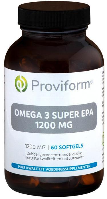 Proviform Omega 3 super EPA 1200 mg 60 Softgels, Sport en Fitness, Gezondheidsproducten en Wellness, Verzenden