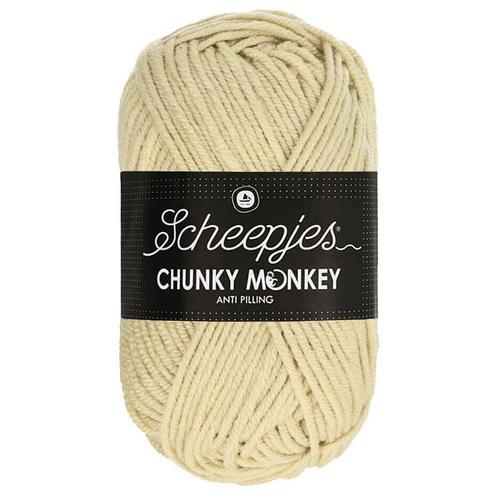 Scheepjes Chunky Monkey - 1218 jasmine - Acryl Garen, Hobby en Vrije tijd, Breien en Haken, Ophalen of Verzenden
