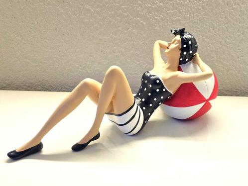 sculptuur, Baddame Jaren 50 - 28 cm - resin, Antiek en Kunst, Kunst | Designobjecten