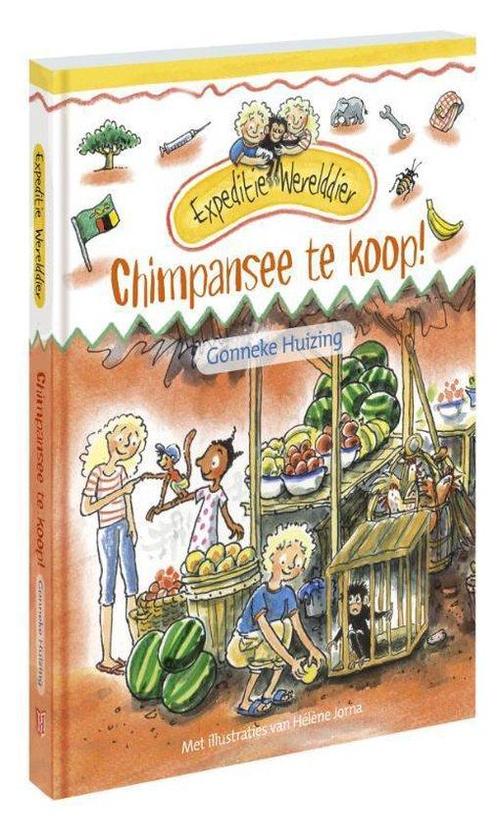 Expeditie werelddier 2 -   Chimpansee te koop, Boeken, Overige Boeken, Ophalen of Verzenden