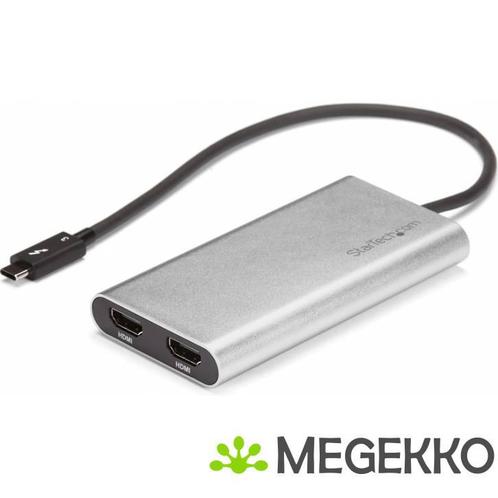 StarTech.com Thunderbolt 3 naar 2x HDMI adapter 4K 60Hz Mac, Computers en Software, Overige Computers en Software, Nieuw, Verzenden