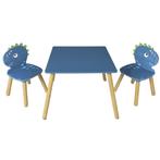 Kindertafel met 2 Dinosaurus stoeltjes, Nieuw, Verzenden