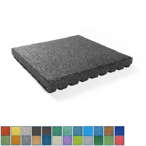 Rubber tegel met EPDM toplaag in diverse RAL kleuren - 110, Tuin en Terras, Tegels en Klinkers, Verzenden