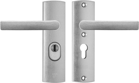 AXA Deurbeslag set - Curve Plus - Deurkruk Aluminium - Model, Doe-het-zelf en Verbouw, Hang- en Sluitwerk, Verzenden