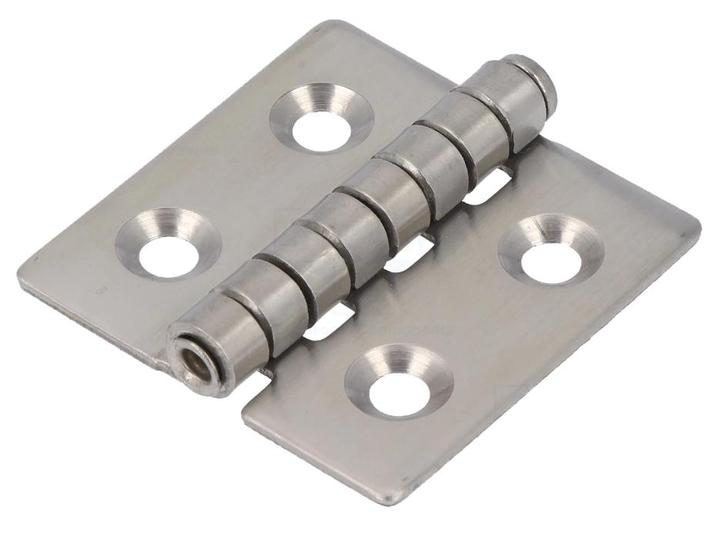 Scharnier - 40x40mm - RVS A2 - Max. 90 graden , Doe-het-zelf en Verbouw, Hang- en Sluitwerk, Scharnier, Nieuw, Rvs, Ophalen of Verzenden