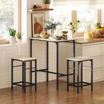 TRUUSK Bartafel Set Bartafel Met Barstoel-Set Eettafel Met 2, Verzenden, Nieuw