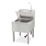 HCB Dubbele wasbak - uitgietbak - 50 cm - RVS, Verzenden, Nieuw in verpakking, Overige typen