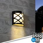 Solar wandlamp &#39;China&#39; - Wandlamp op zonne-energie, Tuin en Terras, Zonne-energie, Kunststof, Verzenden, Wandlamp