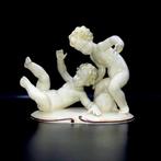 Schaubach Kunst, Germany - Putti Playing with Ball (16 cm)