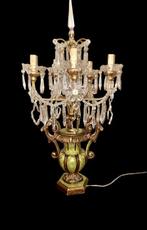 Buffet tafellamp - indrukwekkende flambeau - Kristal