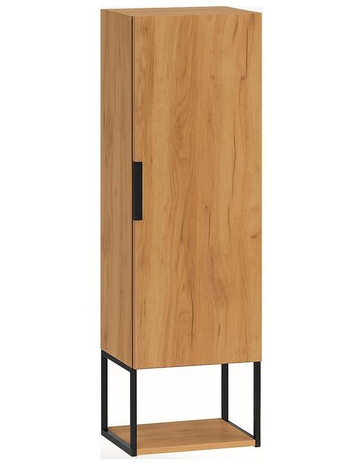 Badkamerkast Kobe 33 x 28 x 130 cm - Eiken, Huis en Inrichting, Badkamer | Badkamermeubels, Nieuw, (Half)hoge kast, Verzenden