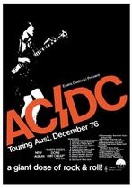 Posters - Poster ACDC - December 76, Zo goed als nieuw, Verzenden